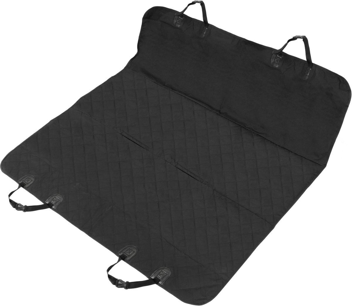 PrimeMatik - Gevoerde autostoelhoes. Beschermhoes voor honden 137 x 147 cm