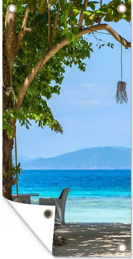 Tuinposter - Strand - Tuinposter strand - Wanddecoratie - Tuindoek