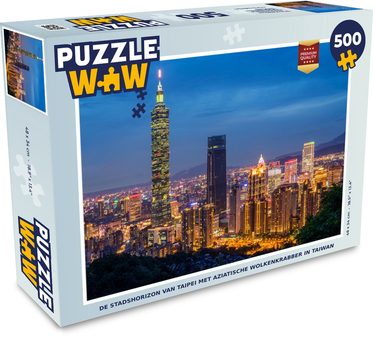 Puzzle 3D - Boite de Rangement : Skyline