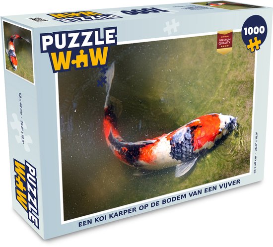 Puzzle Une carpe koï au fond d'un étang - Puzzle - Puzzle 1000 pièces  adultes -... | bol