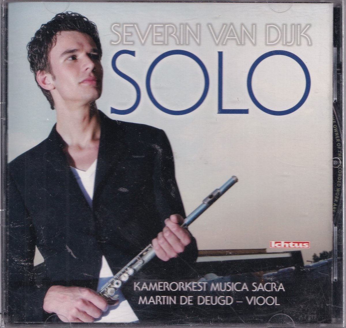 Solo - Severin van Dijk dwarsfluit met Kamerorkest Musica Sacra en Martin de Deug viool