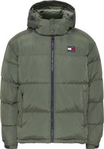 Tommy Jeans - Heren Jas winter Alaska Puffer Jacket - Groen - Maat XL