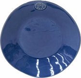 Costa Nova - service - assiette creuse - bleu Nova - faïence - 6 pièces - H 5 cm