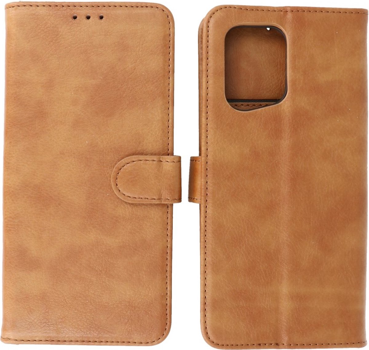 Oppo Find X5 Hoesje Book Case Portemonnee Telefoonhoesje Bruin