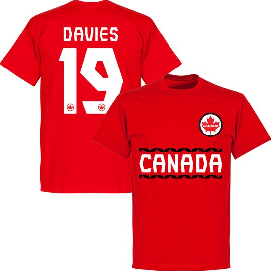 Canada Davies 19 Team T-Shirt - Rood - XS