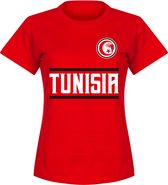 Tunesië Team T-Shirt - Rood - Dames - XL