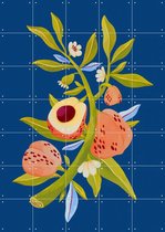 IXXI Peach Tree - Wanddecoratie - Bloemen en Planten - 100 x 140 cm