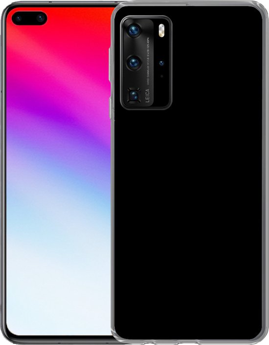 Coque Huawei P40 Pro - Zwart - Motifs - Intérieur - Coque de téléphone en Siliconen