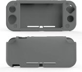 Siliconen Case Hoesje geschikt voor Nintendo Switch Lite | Beschermhoes Softcase Cover | TNS-19073 Donkergrijs