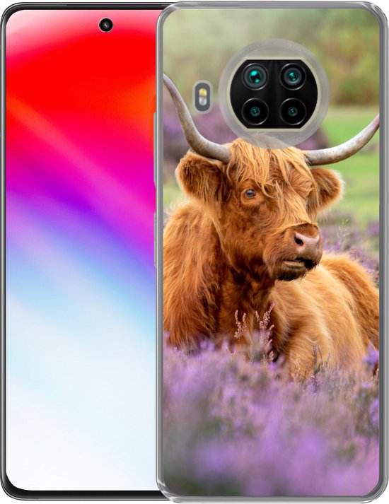 Coque Xiaomi Mi 10T Lite 5G - Highlander écossais - Marron - Buissons - Coque de téléphone en Siliconen