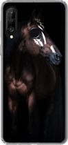 Geschikt voor Huawei P30 Lite hoesje - Paard - Vlekken - Licht - Siliconen Telefoonhoesje