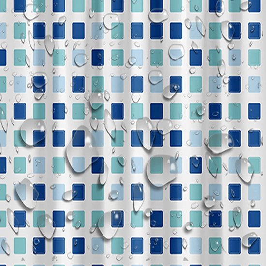 Antischimmel douchegordijn, antibacterieel, waterdicht, doorschijnend