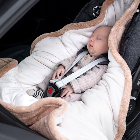 BEMINI Voetenzak - Biside 0-12m - Zacht comfort - Natural van Bemini — afbeelding 5