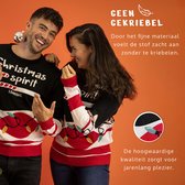 JAP Christmas Kersttrui (maat L) - 100% Gerecycled - Kriebelt niet - Kerstcadeau volwassenen - Foute Kersttrui dames en heren - Christmas spirit - Zwart