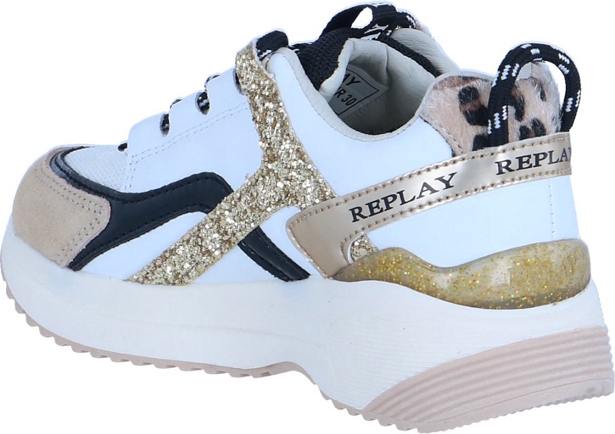 Replay Flys Lage sneakers - Meisjes - Wit - Maat 30 | bol.com