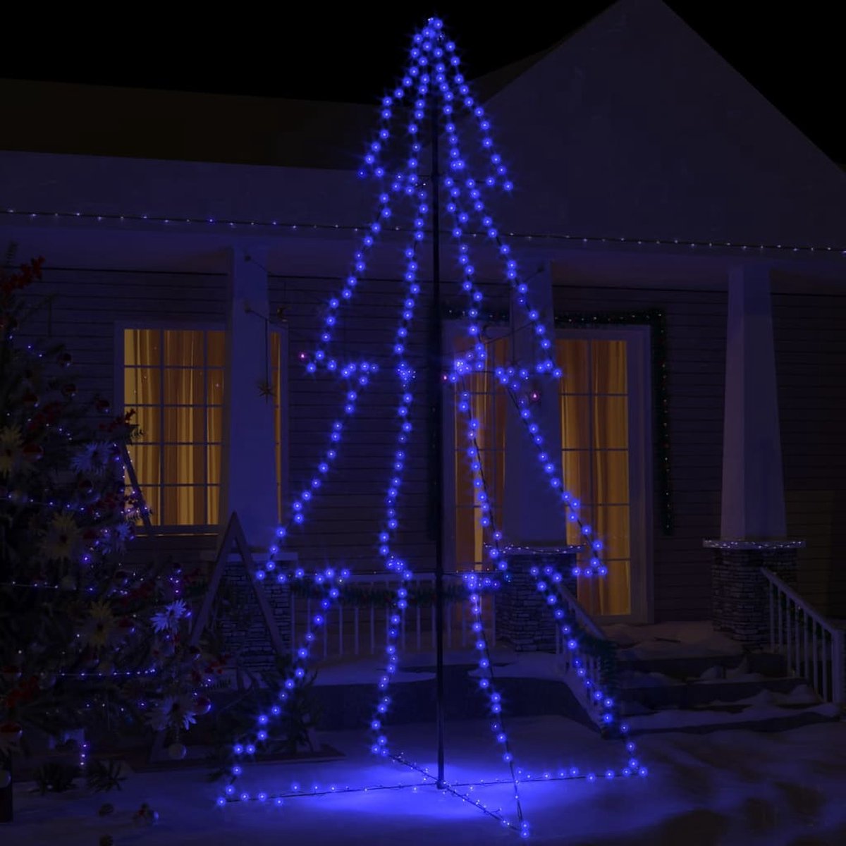 Prolenta Premium - Kegelkerstboom 360 LED's binnen en buiten 143x250 cm