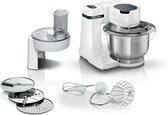 Bol.com Bosch MUM Serie 2 - MUMS2EW01 - Keukenmachine - 700W - 38L - 3 Snijschijven - Wit aanbieding