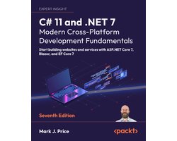 Omslag van C# 11 and .NET 7 – Modern Cross-Platform Development Fundamentals