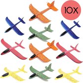 10 Pack TOZY Vliegtuig XXL - Zweefvliegtuigen in verschillende kleuren