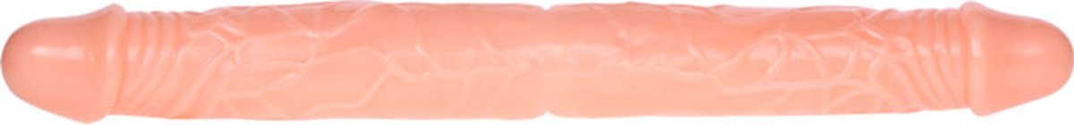 Goedkoopste Baile Dubbele Dildo - Blank - 36cm - Double Dong Dildo