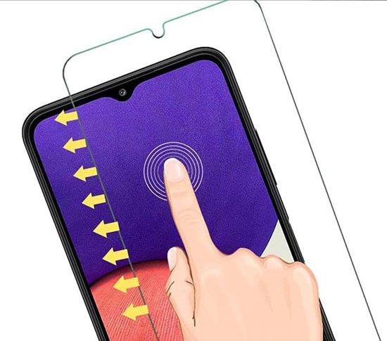 Protecteur d'écran Samsung Galaxy M23 5G / Galaxy M33 5G / Galaxy A13 5G - Protecteur d'écran en Glas Tempered Glass - 2x