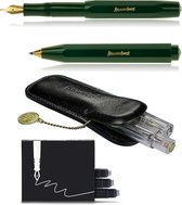Kaweco - Coffret cadeau - stylo - (4 pièces) - Etui - Stylo plume Medium - Stylo bille - Vert - Cartouches d'encre