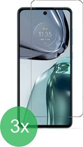 Screenprotector 3x  Geschikt voor Motorola Moto G62 5G - screen protector - glas - bescherm - beschermglas - ZT Accessoires