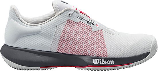 Wilson Kaos Swift Heren - Sportschoenen - Tennis - Smashcourt - White/Red