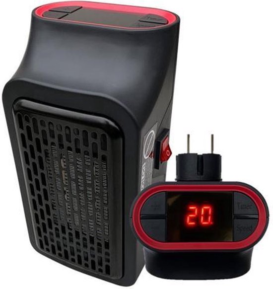 min Grit Stap Compact Fast Heater - 220V 350W - Keramische kachel -25m2 | bol.com