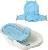 VOARGE Babybadinzetstuk voor pasgeborenen, douche, mesh voor badkuip, verstelbaar, comfortabele badkuipen, voor pasgeborenen, baby's en peuters, babybadaccessoires