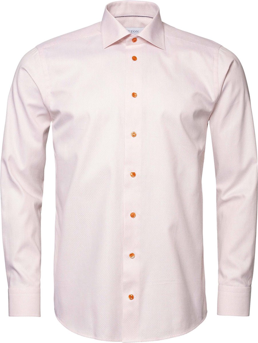 Eton Heren Contemporary Overhemd Lichtroze maat 40