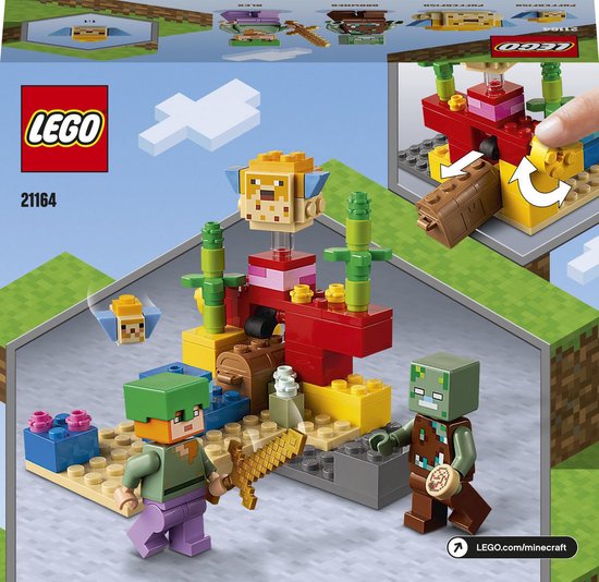 LEGO Minecraft Het Koraalrif - 21164 - LEGO