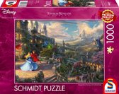 Schmidt Spiele Thomas Kinkade Studios: Disney Dreams Collections - Sleeping Beauty Dancing in the Enchanted Light Legpuzzel 1000 stuk(s) Stripfiguren