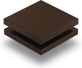 HPL chocoladebruin structuur 6 mm RAL 8017 - 180x90cm