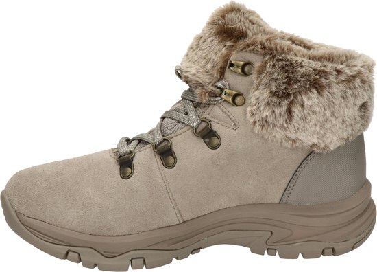 Skechers Trego-Falls Finest Dames Sneakers - Taupe - Maat 36