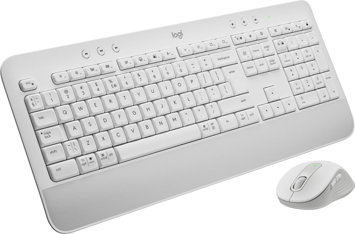 Logitech Signature MK650 Combo For Business toetsenbord Inclusief muis RF-draadloos + Bluetooth QWERTY US International Wit