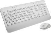 Logitech Signature MK650 Combo For Business clavier Souris incluse RF sans fil + Bluetooth QWERTY US International Blanc