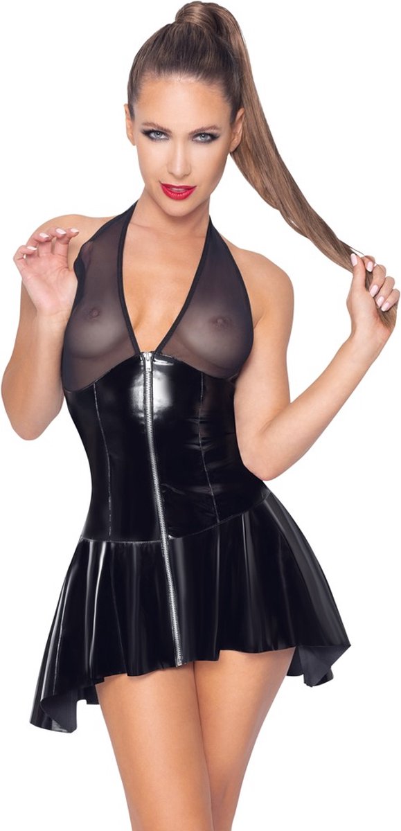 Vinyl Jurk NET 2XL