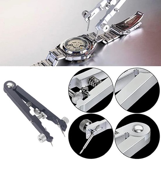 Horloge Armband Spring Bar Standaard | Tang Remover Vervangen Verwijderen | Gereedschap Pincet Kit | Voor Alle Horlogebanden | Horlogeband Vervanger - Soraro