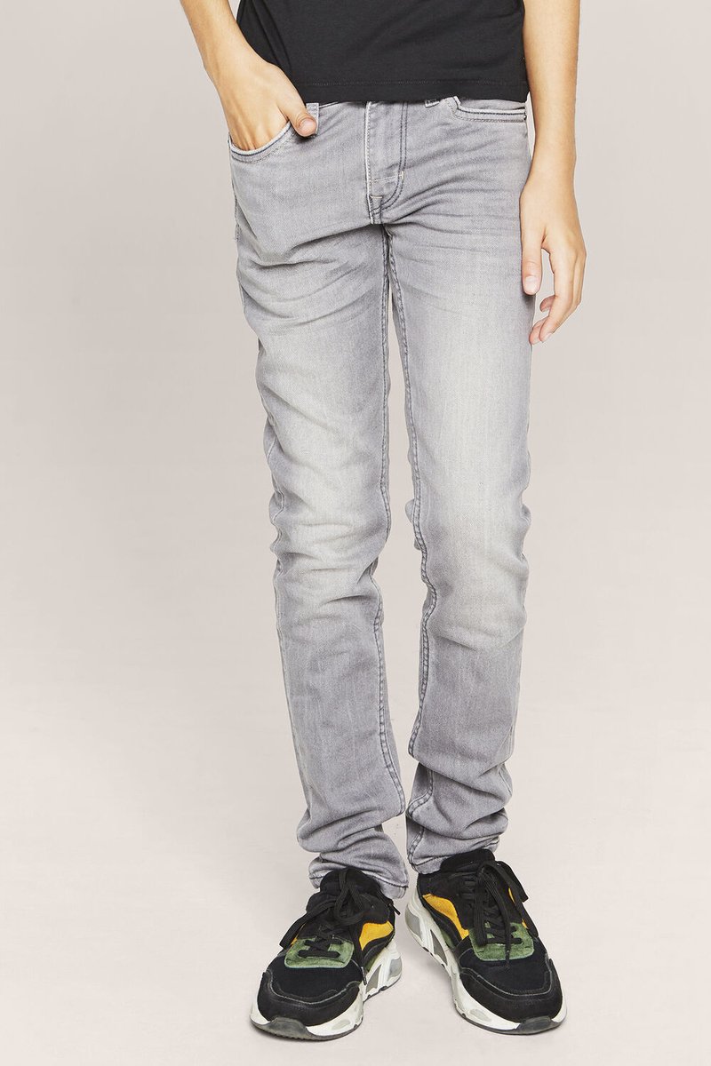 GARCIA Tavio Jongens Slim Fit Jeans Gray - Maat 128 | bol.com