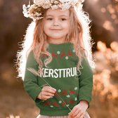 Foute Kersttrui Groen Kind - Kersttrui Rendieren (3-4 jaar - MAAT 98/104) - Kerstkleding voor jongens & meisjes