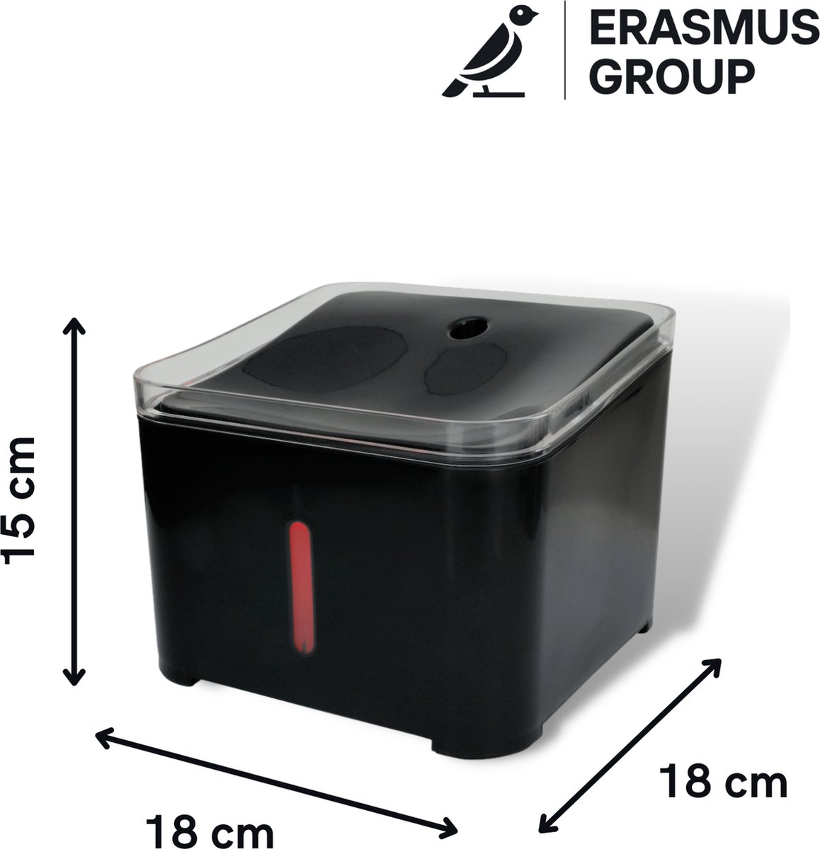Waterfontein voor katten, 2,5 l, stil, automatisch, USB