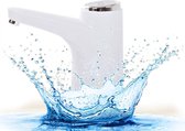 Borvat® | Elektrische Drinkwater Pomp | Oplaadbare Waterpomp Dispenser | Draagbare Gebotteld Water Dispenser | Automatische Water Dispenser | Voor Thuis | Kantoor | Buiten | Wit