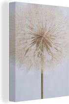 Canvas Schilderij Bloemen - Paardenbloem - Design - 30x40 cm - Wanddecoratie