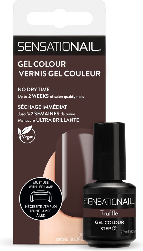 Sensationail Gel Color Nagellak - 72569 Truffle | bol.com
