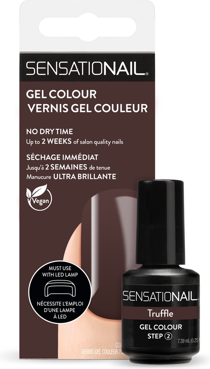 Plons Verpersoonlijking Microprocessor Sensationail Gel Color Nagellak - 72569 Truffle | bol.com