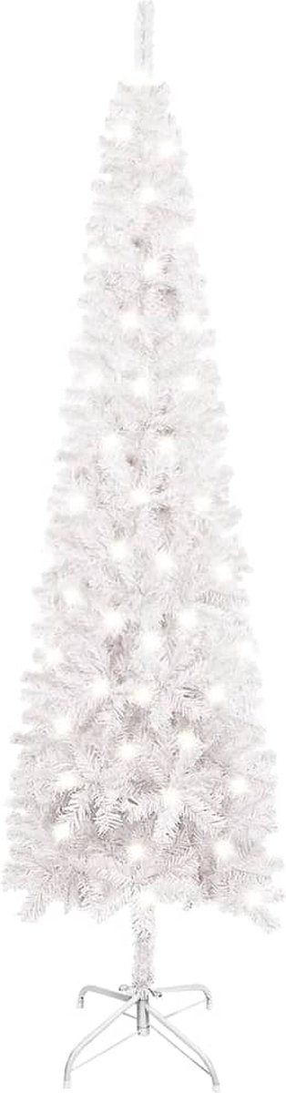 Prolenta Premium - Kerstboom met LED's smal 150 cm wit