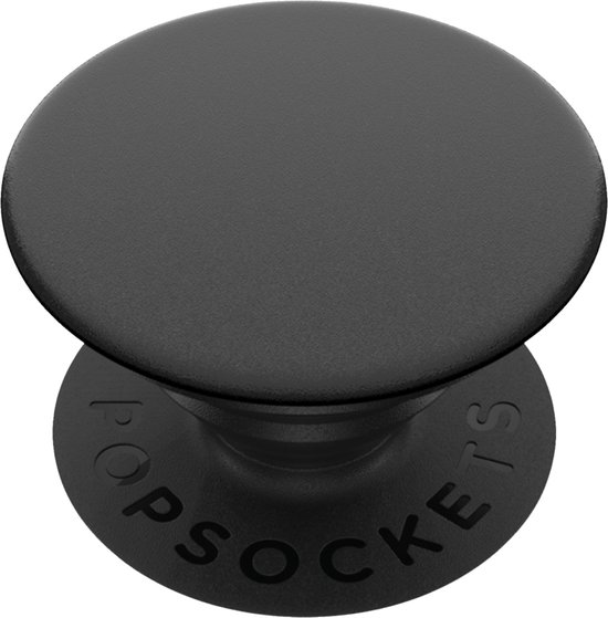 PopSockets PopGrip - Verwisselbare Telefoonbutton en Standaard - Zwart