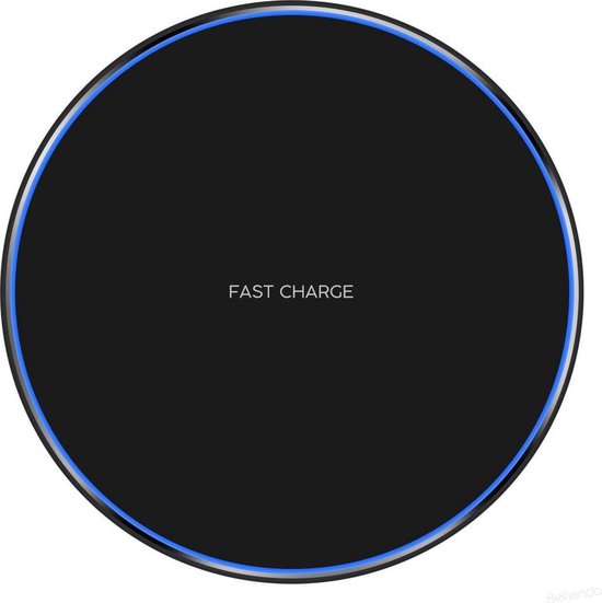 BAIK Qi Wireless Charger met LED 10 watt fast charger- Qi lader Pad - Draadloze oplader - iPhone - 15 / 14 / 13 / 12 / 11 / X / XR - Opladen Iphone - Samsung - S22 S23 S21 / S20 / S10 - Airpods 2 / Galaxy Buds - Apple Watch - chargeur - Oplaadstation