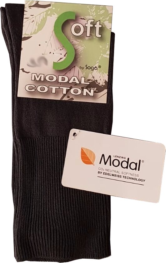 6-Pack Modal Comfort Grey Modal Katoen Sokken - Grijs - Unisex - Maat 40-46